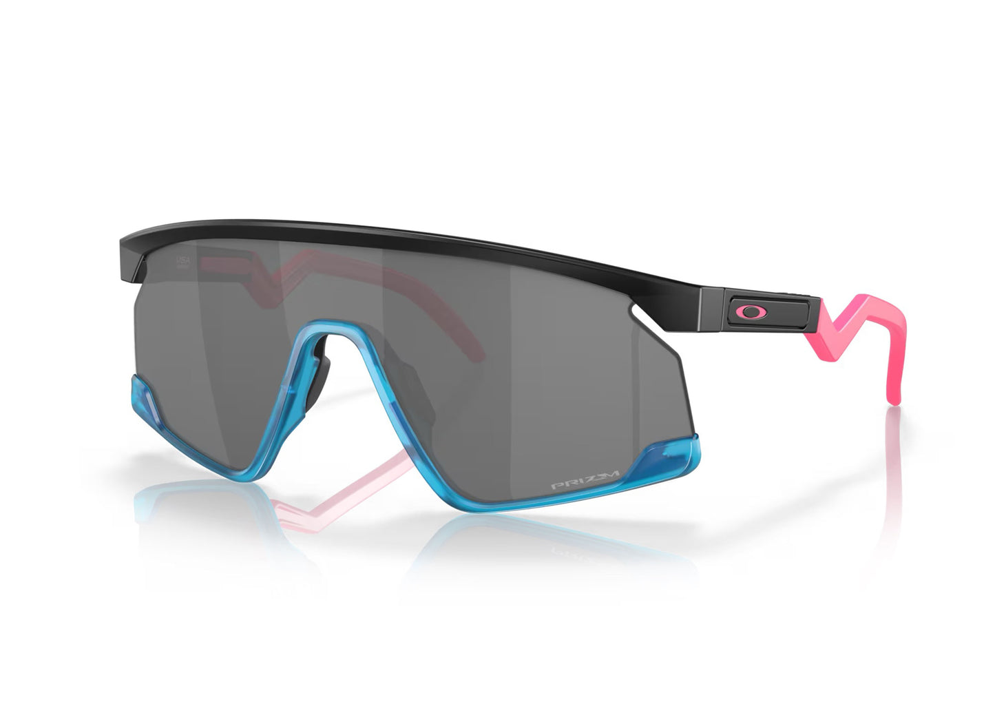 H6 - Nero Opaco Dettagli Rosa e Azzurri / Lente PRIZM Black